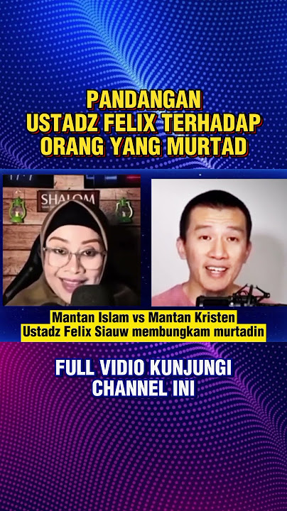 #ustadzfelixsiauw responds to apostasy
