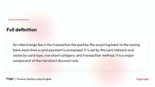Interchange Fees Explained: The Hidden Cost Behind Every Card Payment