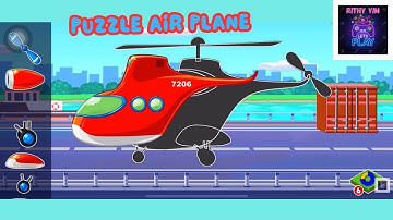 Puzzle 🧩 Police Car & Air Plane - Car game app 4 | #cargames | #topgames | #repairing | #games