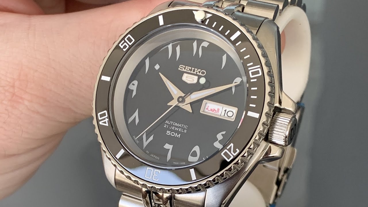 The Ultimate Seiko SKX Arabic Dial Mod! [SNKP21J1] @SeikoModsDubai - YouTube