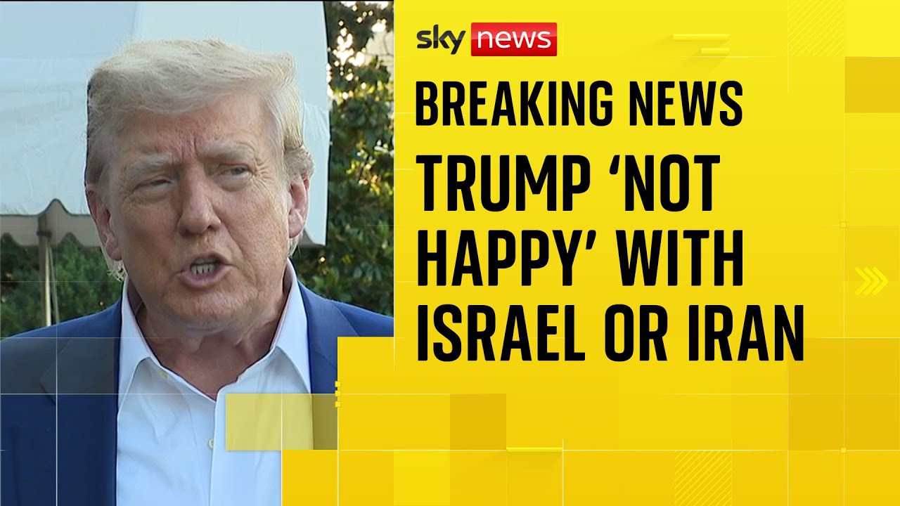 Donald Trump says both Israel and Iran have violated ceasefire in Middle East