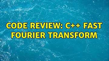 Code Review: C++ Fast Fourier transform (3 Solutions!!)