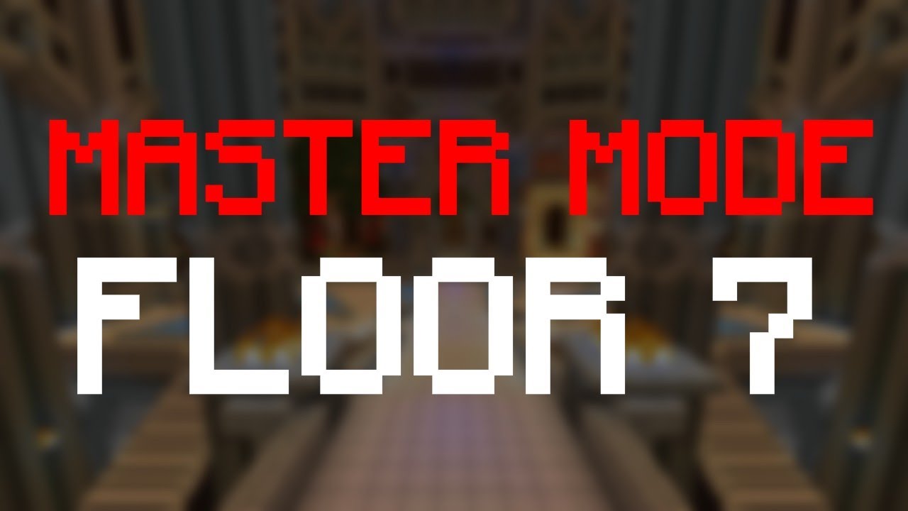The MASTER MODE FLOOR 7 experience... (Hypixel Skyblock Dungeons)