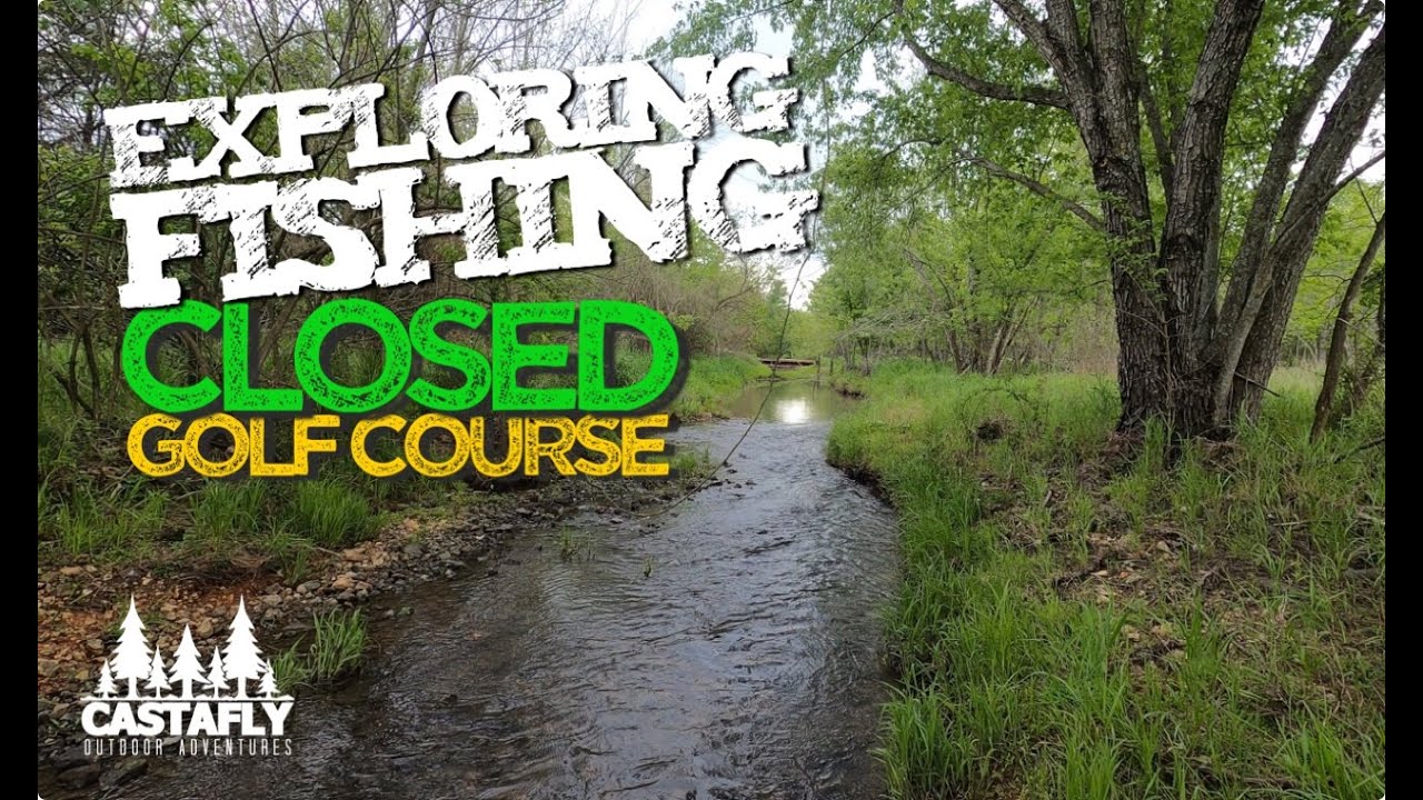 Exploring and Fishing Closed Golf Course in Fayetteville Arkansas