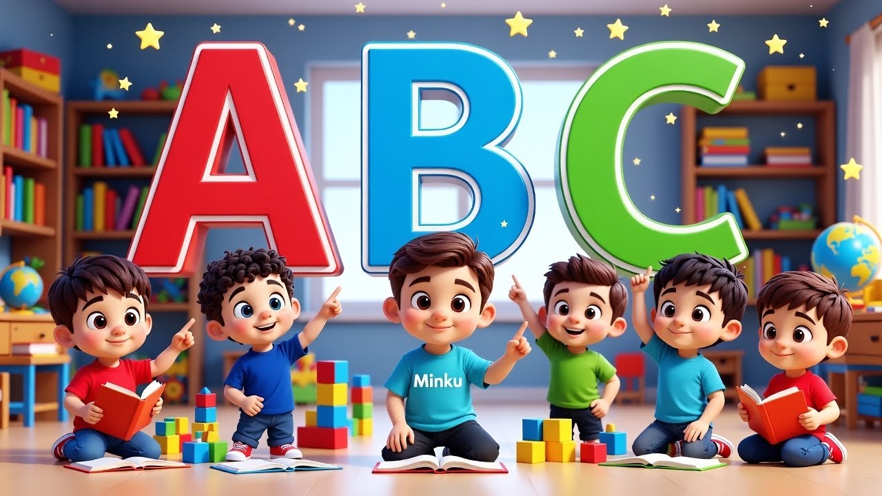 Edit Abc ABC Song A to Z | मिंकू के साथ मजेदार ABC राइम | Kids Learning Cartoon ...