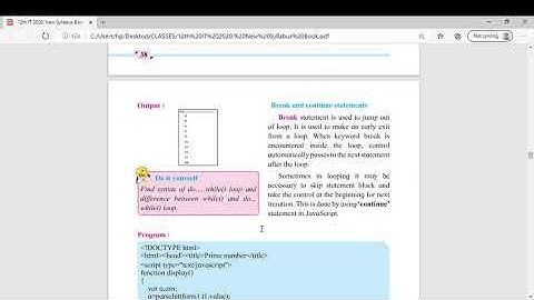 12th IT CHAPTER 3 ADVANCE JAVASCRIPT PART 4