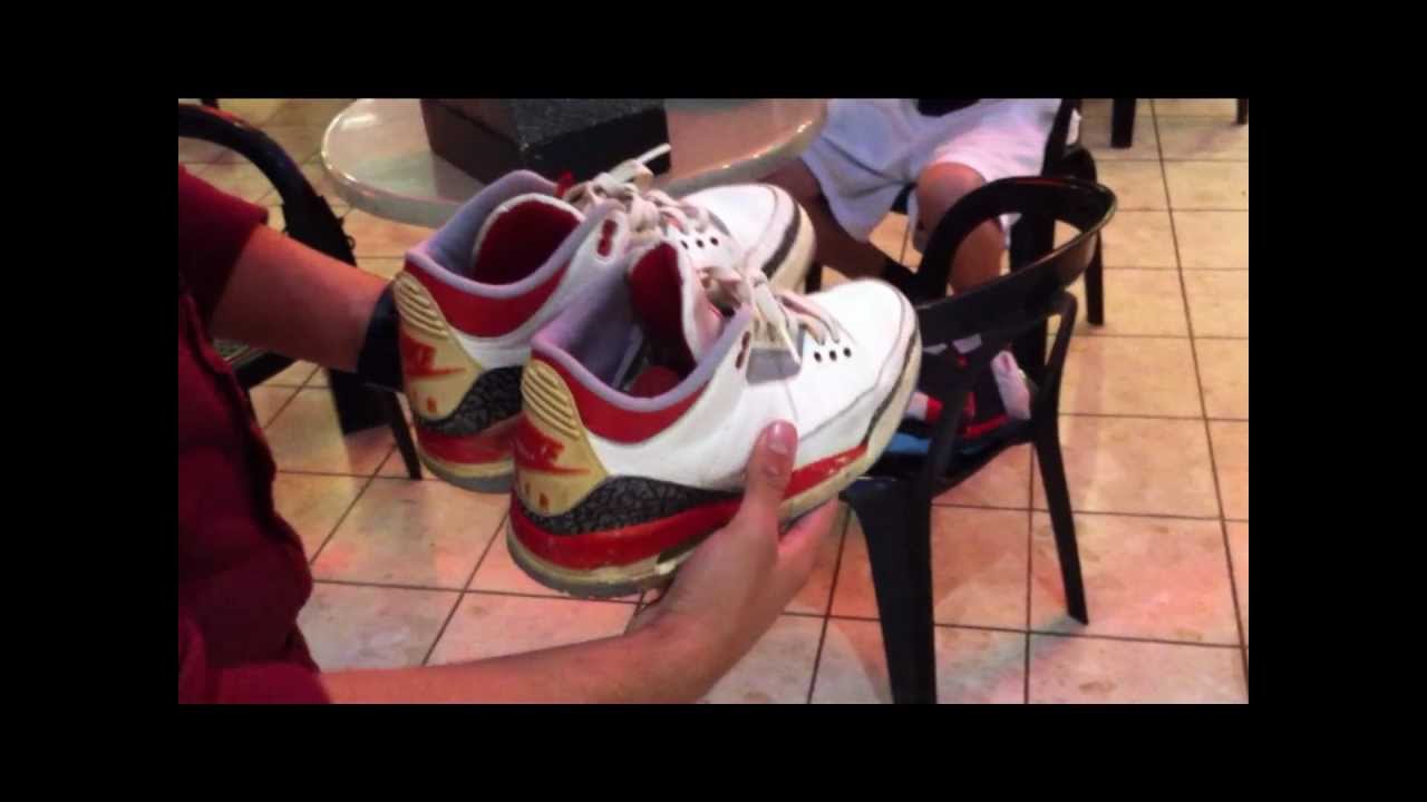 DopeNature: Air Jordan Nike Air OG 1988 Fire Red 3s review - YouTube