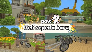 pov: beli sepeda baru✨🚲💨||kawaiiworld crafting game screenshot 5