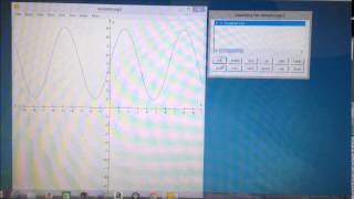 Funcion SEN(X) en el graficador WINPLOT