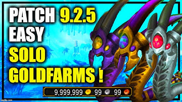 Patch 9.2.5: Make TONS of GOLD w/ these EASY SOLO GoldFarms! WoW Shadowlands GoldMaking Baubleworms