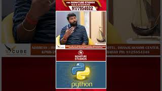 Python ఎలాంటి వాళ్ళు నేర్చుకోవాలి ? | V Cube Software Solutions Srinivas |@Signature Studios
