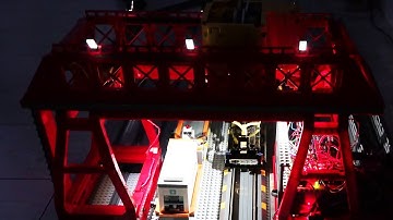 Lego train container terminal automated by Arduino WIP E23: dynamic lighting