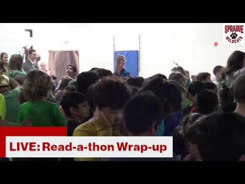 Sprague School Read-a-thon Wrap-up Assembly