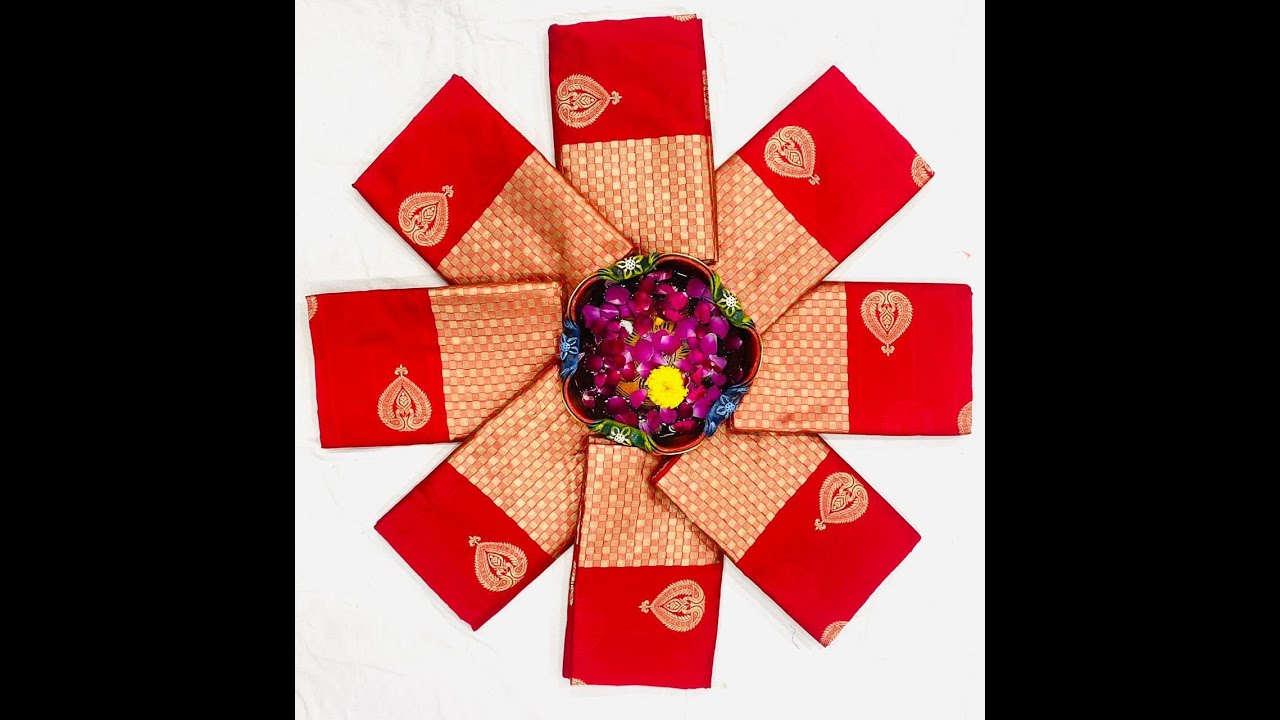 Soft Lichi Silk All Over Jacquard Work Saree ll Latest Design Of Lichi