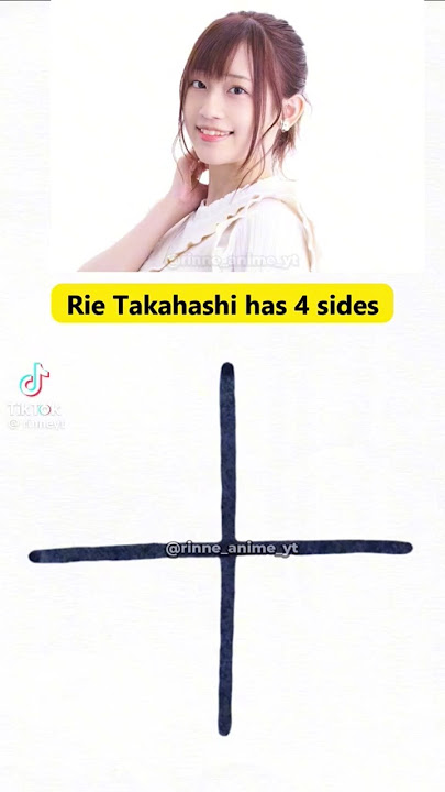 Rie Takahashi Has 4 Sides #Shorts