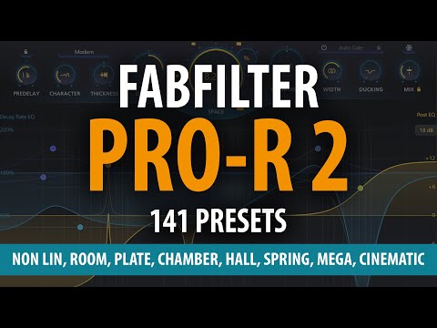 FabFilter PRO-R 2 - 121 Presets | No Talking