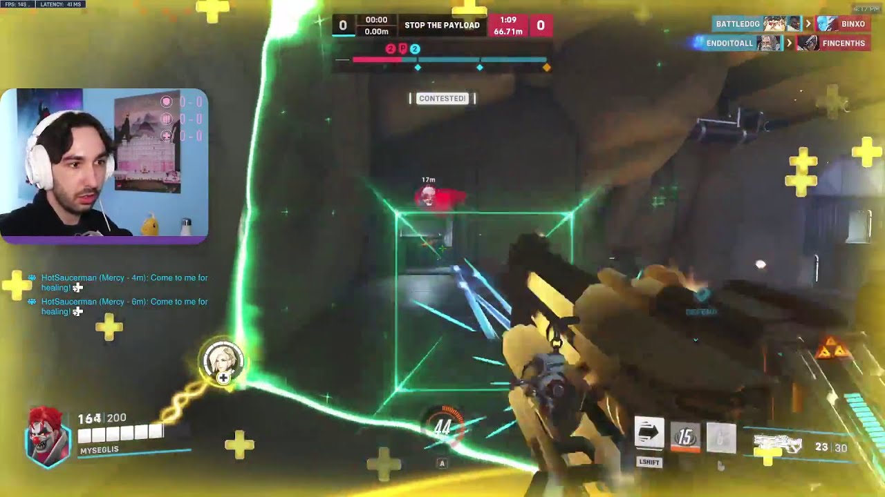 Helix Rockets Helix Rockets one-shot (Soldier diff) | Overwatch 2 - YouTube