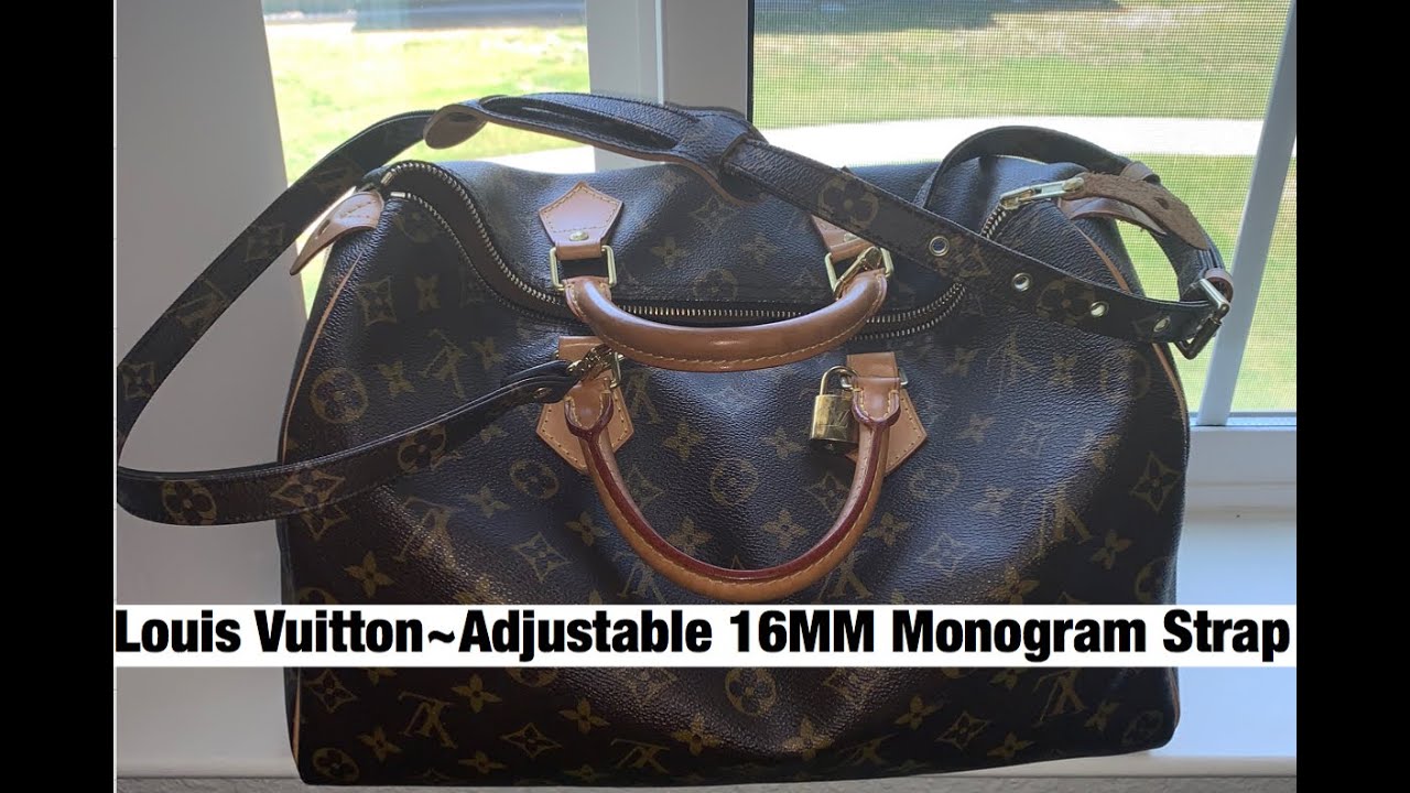 adjustable shoulder strap 16 mm monogram