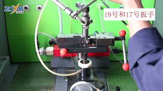 test Siemens VDO Piezo Injector on ZQYM A418 Test Bench