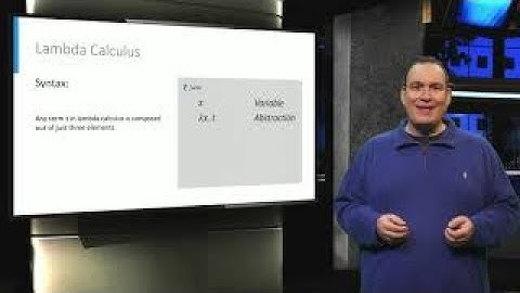 Functional Programming for Big Data Processing- Sample Lecture (Intro Lambda Calculus)