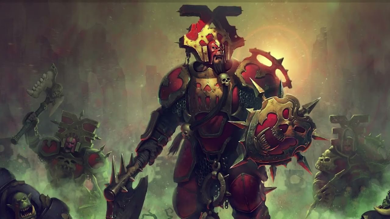 Вархаммер. Демоны хаоса или 4 деда с батей сцепились по пьяни...