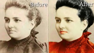OLD PHOTO RESTORATION BY USING PICSART APPS screenshot 4