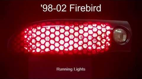 1998 - 2002 Firebird Sequential LED Tail Lights by Easy Performance Products
