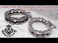 ガボラトリー バイクチェーンブレスレット/ヘビーワイドスモール & モーターサイクルチェーン ブレスレット/ミディアム