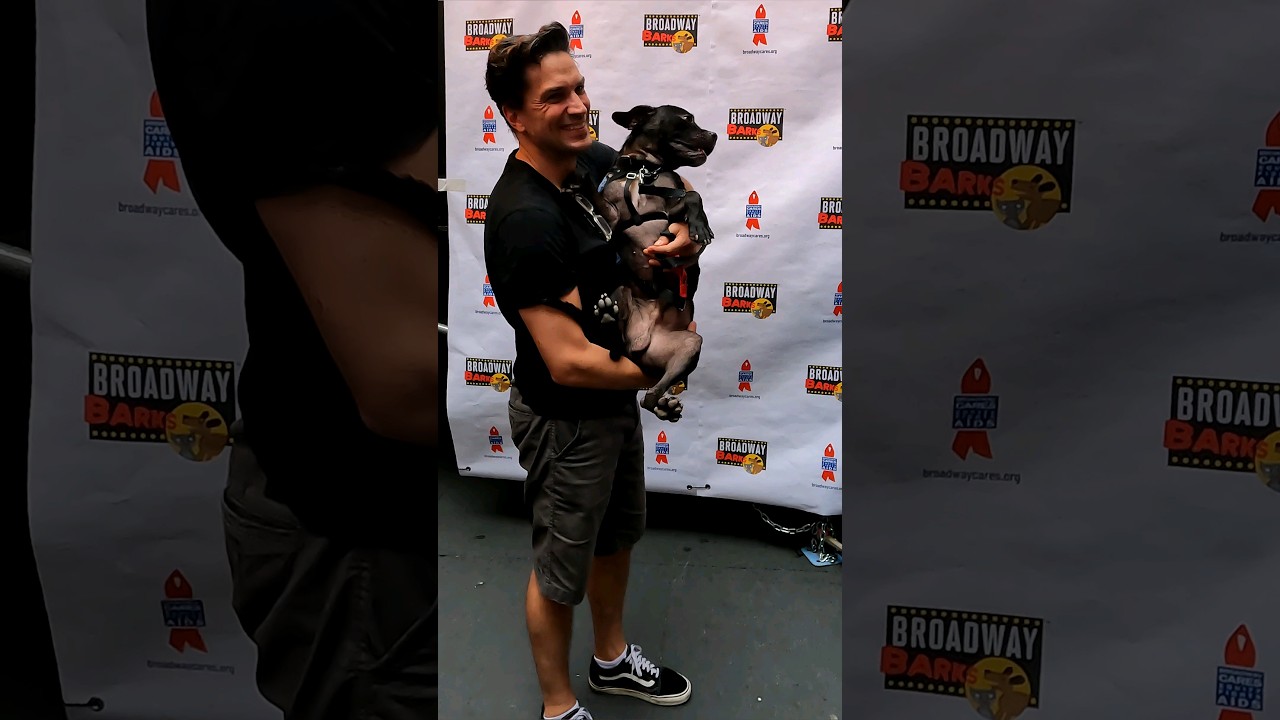 Will Swenson (A Beautiful Noise) & Puppy 💕 | Broadway Barks