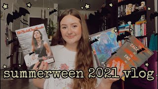 reading only horror for a week | summerween 2021 reading vlog