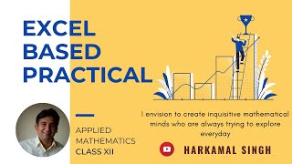 Famous EXCEL BASED PRACTICAL | APPLIED MATHEMATICS | CLASS XII | Wealth