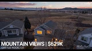 Castle Rock CO Home for Sale | Updated + Mountain Views | The Meadows | $629,000