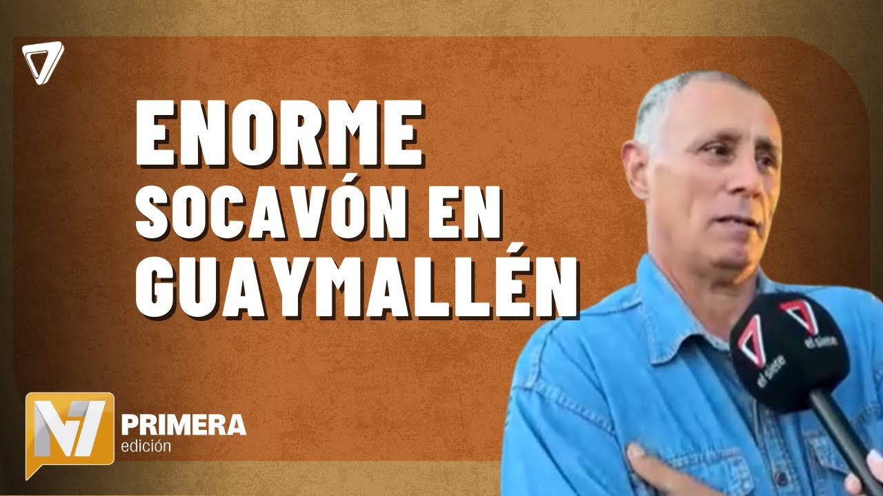 AHORA: un ENORME socavón complica el TRÁNSITO en Guaymallén