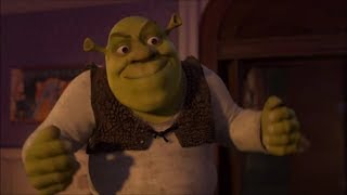 Shrek 2 but every time he smiles it gets faster