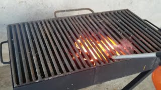 como curar asador nuevo