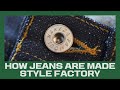 How jeans are made  inside the naked  famous denim factory