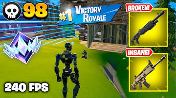 Fortnite Unreal Ranked Reload | High Kill Gameplay | Keyboard & Mouse | 240 FPS