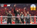 The OG Bloodline and CM Punk vs. The Vision and Brock Lesnar - WWE 2K25 Gameplay