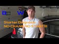 NO CRANK NO START AFTER STARTER REPLACED! Diagnostic Steps To Help Find The Root Cause Of No Crank