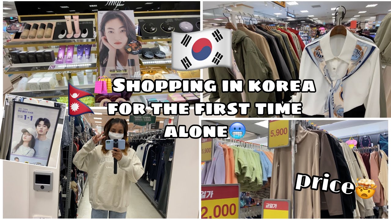 🛍 Shopping alone in Korea🇰🇷 | Nepali in korea. - YouTube