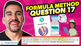 Walkthrough a Formula Method Practice Question - Question #17
