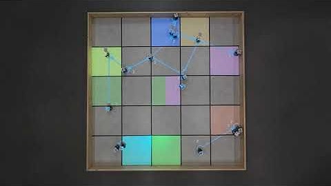 Secure and secret cooperation in robot swarms - Foraging (real robots)