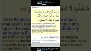 Surat Ar Rahman full teks Arab Latin Indonesia dan Terjemahannya 1 78 ayat