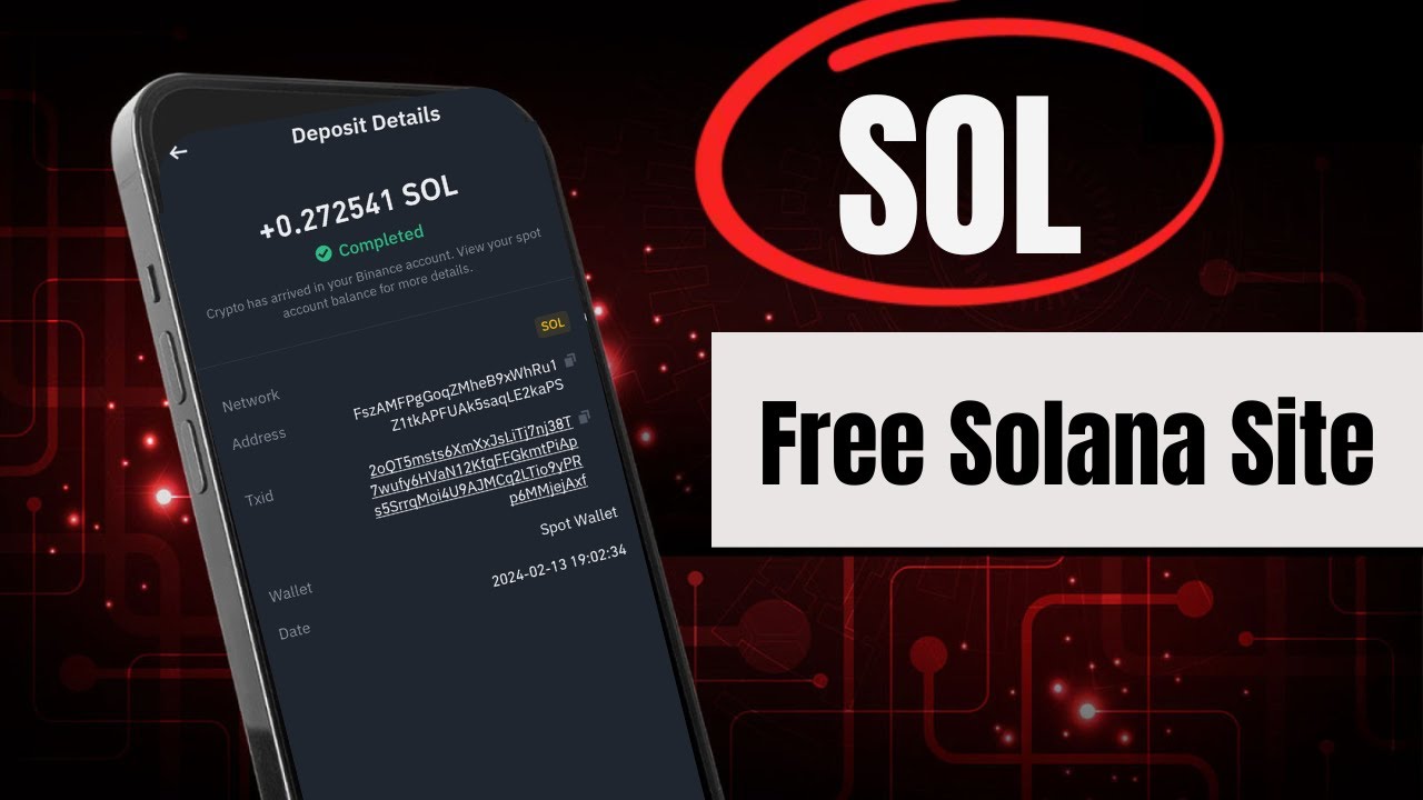No gas fee - Claim free $Solana to your wallet. - YouTube