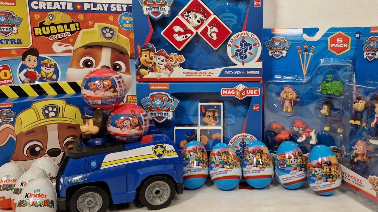 Paw Patrol Unboxing Toys Review Asmr распаковывает игрушки обзор asmr