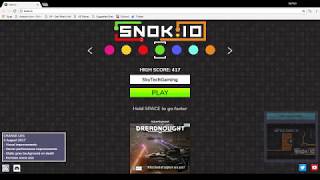 Snok io, So close to 1st @SkyTechGaming00