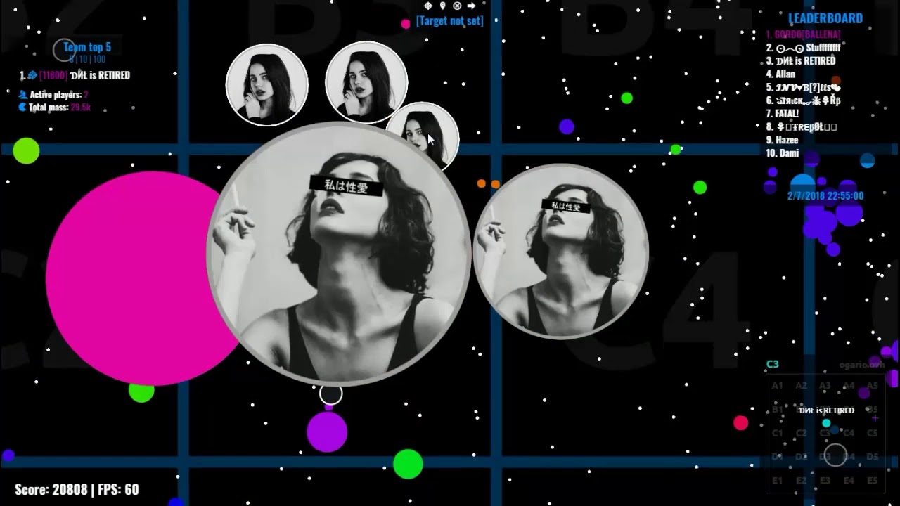 Agar.io Duo Server Takeover #15 Dnl & Blazzter