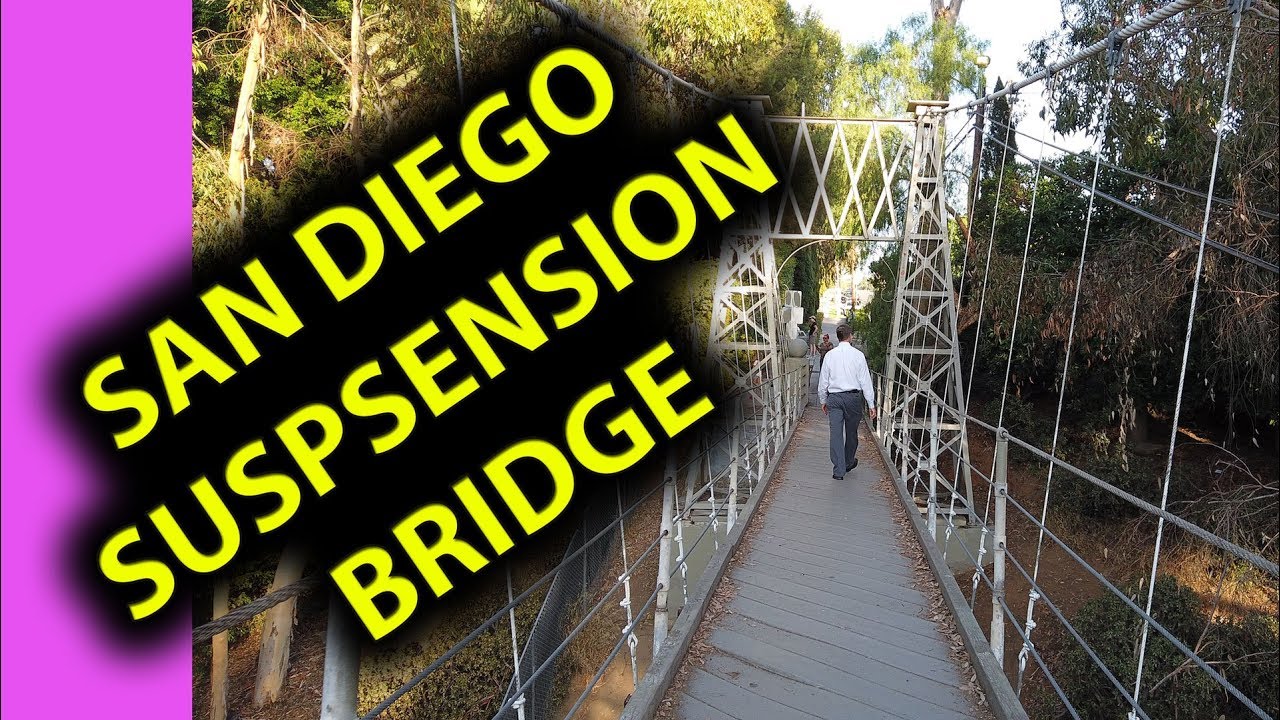 Unique things to do in San Diego Spruce Street Suspension Bridge