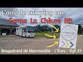 Ref:OpsGM-8E4cM L'aire de camping car la ferme ch�vre rit � bosgu�rard de marcouville - camping car � la ferme
