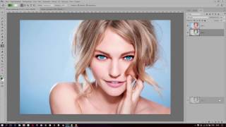 Маска слоя в фотошоп. Создание эффекта морфинга screenshot 5